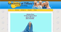 Desktop Screenshot of groomingatiffanys.com